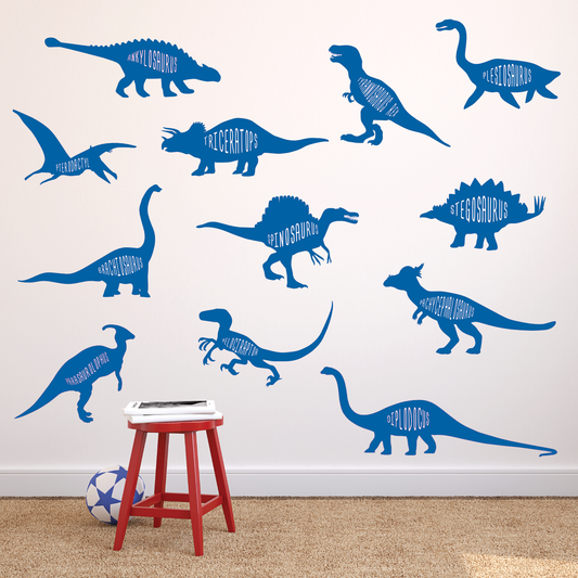 Dinosaur Vinyl Wall Graphics Set
