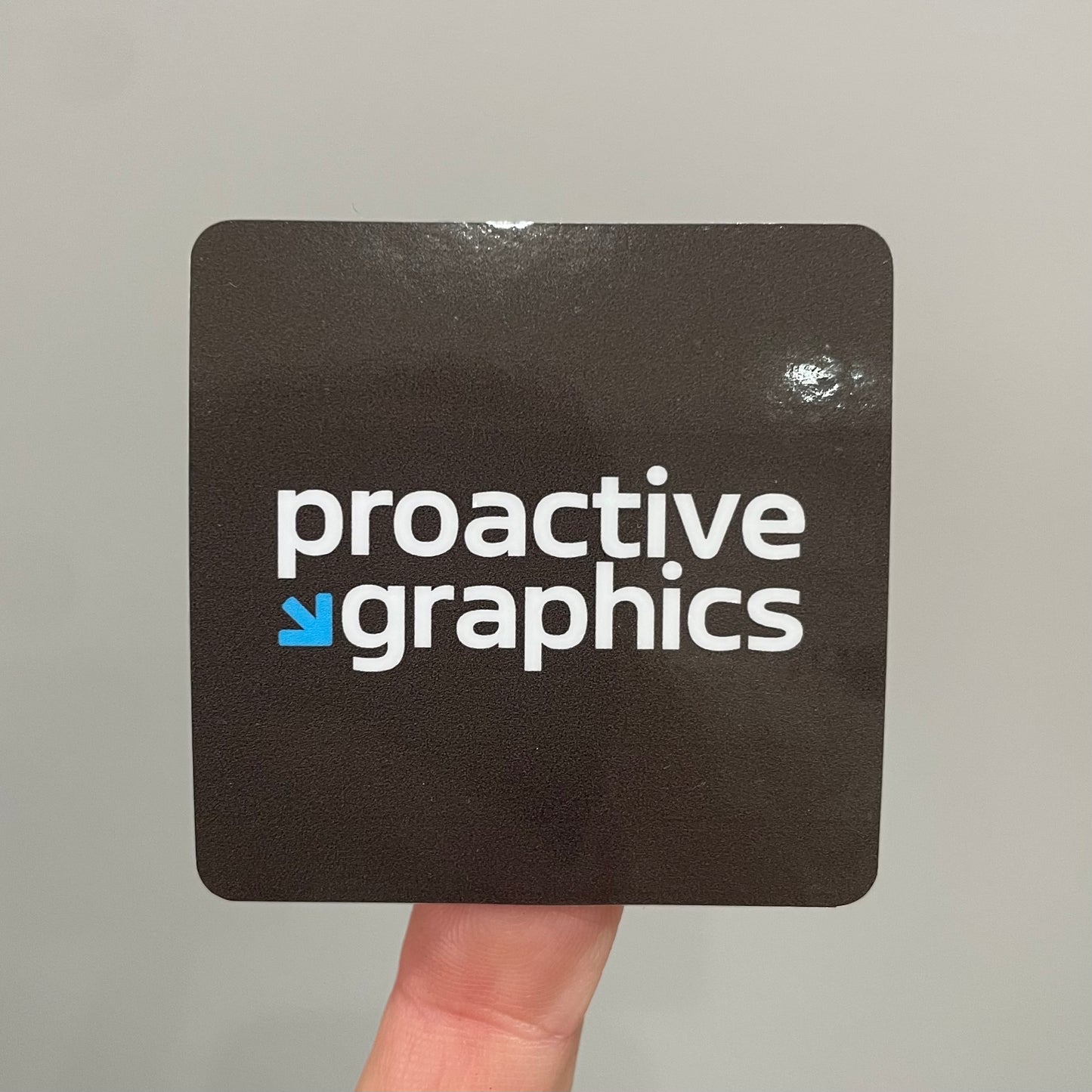 Die Cut Round Corner Square Vinyl Stickers