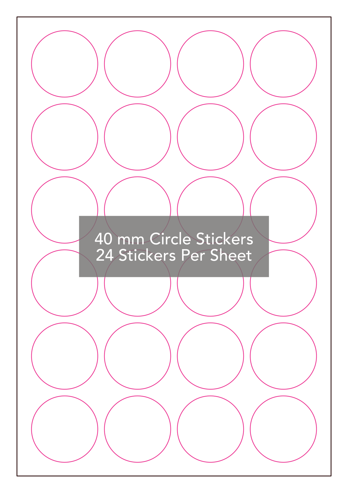 Custom Stickers - Circle