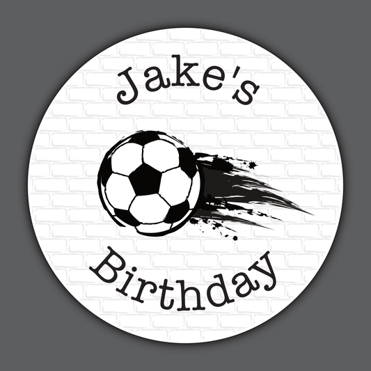Football - Party Stickers - Birthday