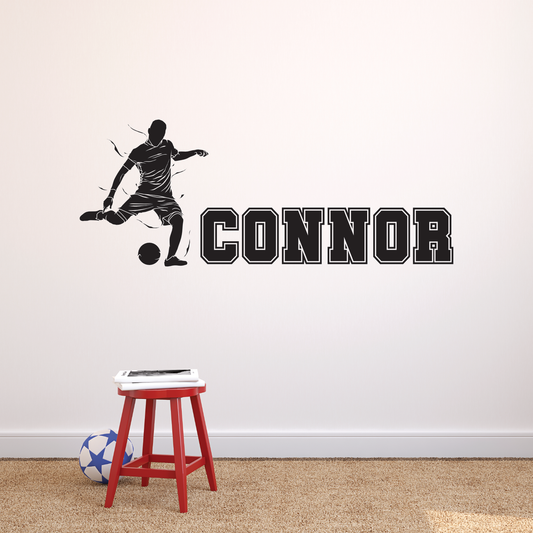 Footballer Wall Graphic