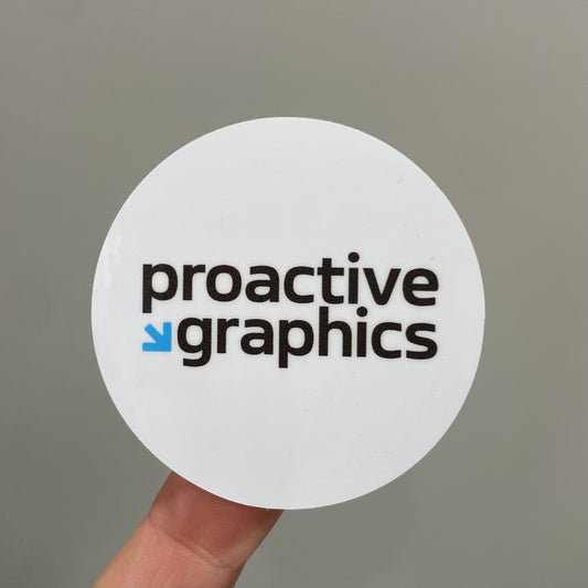 Die Cut Round Vinyl Stickers