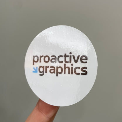 Die Cut Round Vinyl Stickers