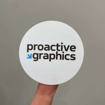 Die Cut Round Vinyl Stickers