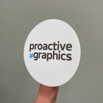 Die Cut Round Vinyl Stickers