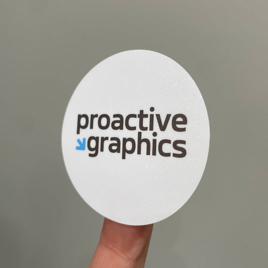 Die Cut Round Vinyl Stickers