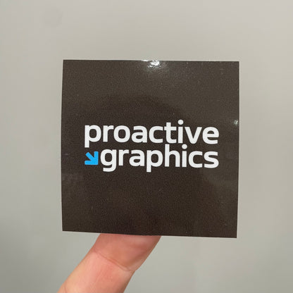 Die Cut Square Vinyl Stickers