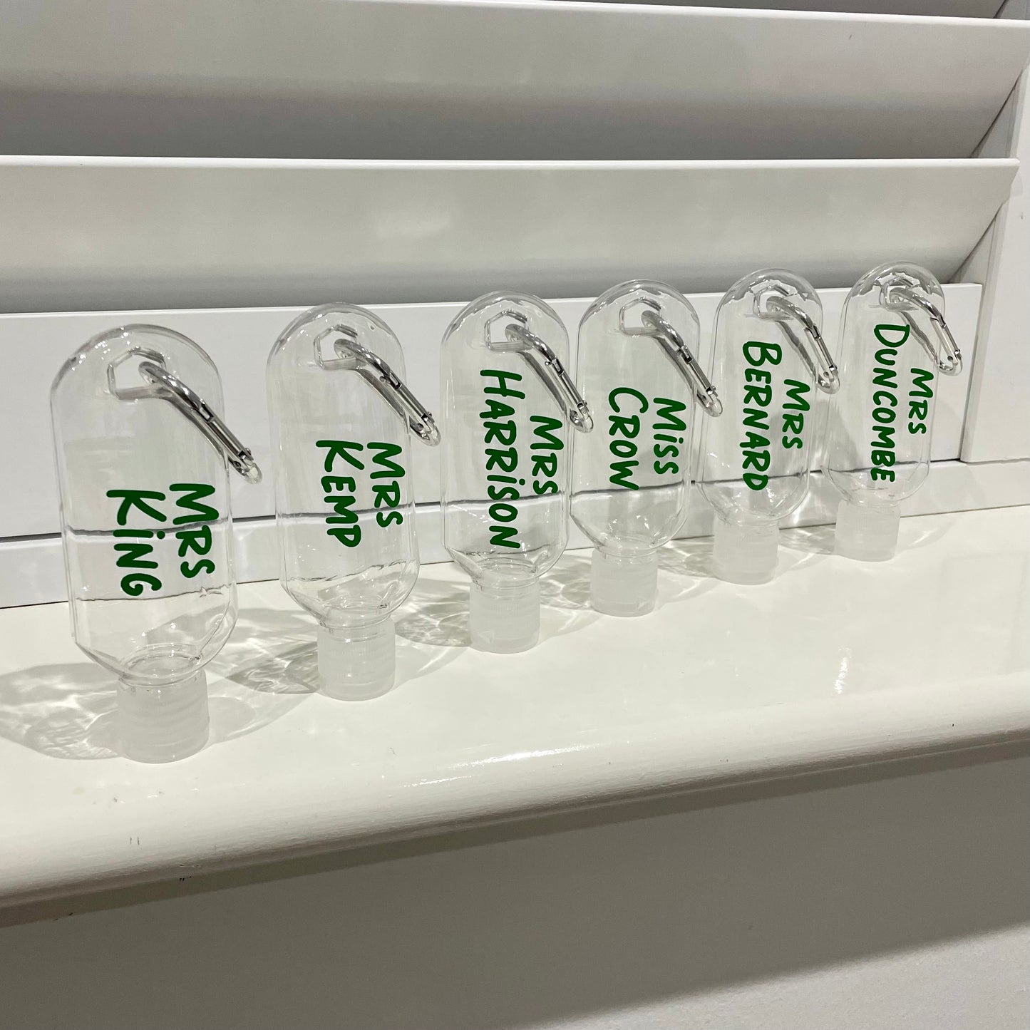 Travel Bottle Vinyl Labels