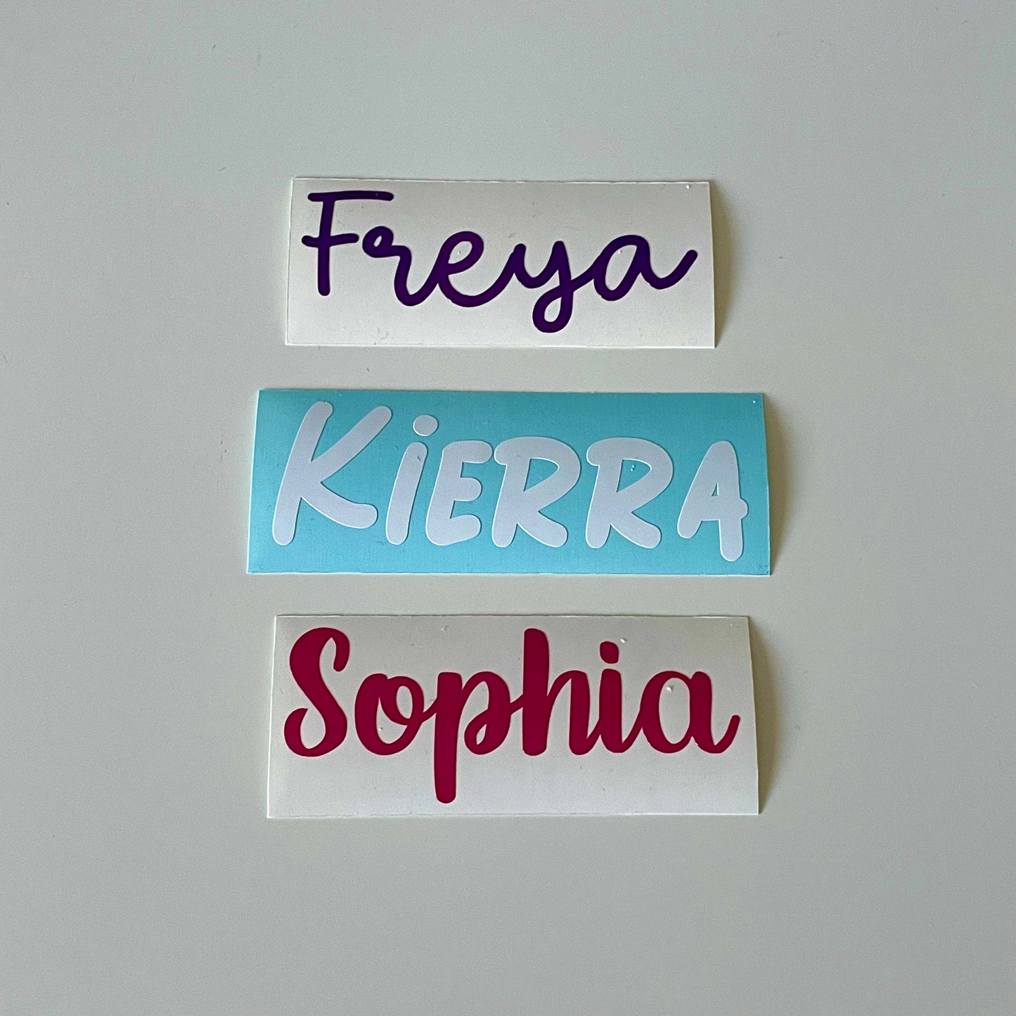 Water Bottle Vinyl Name Label