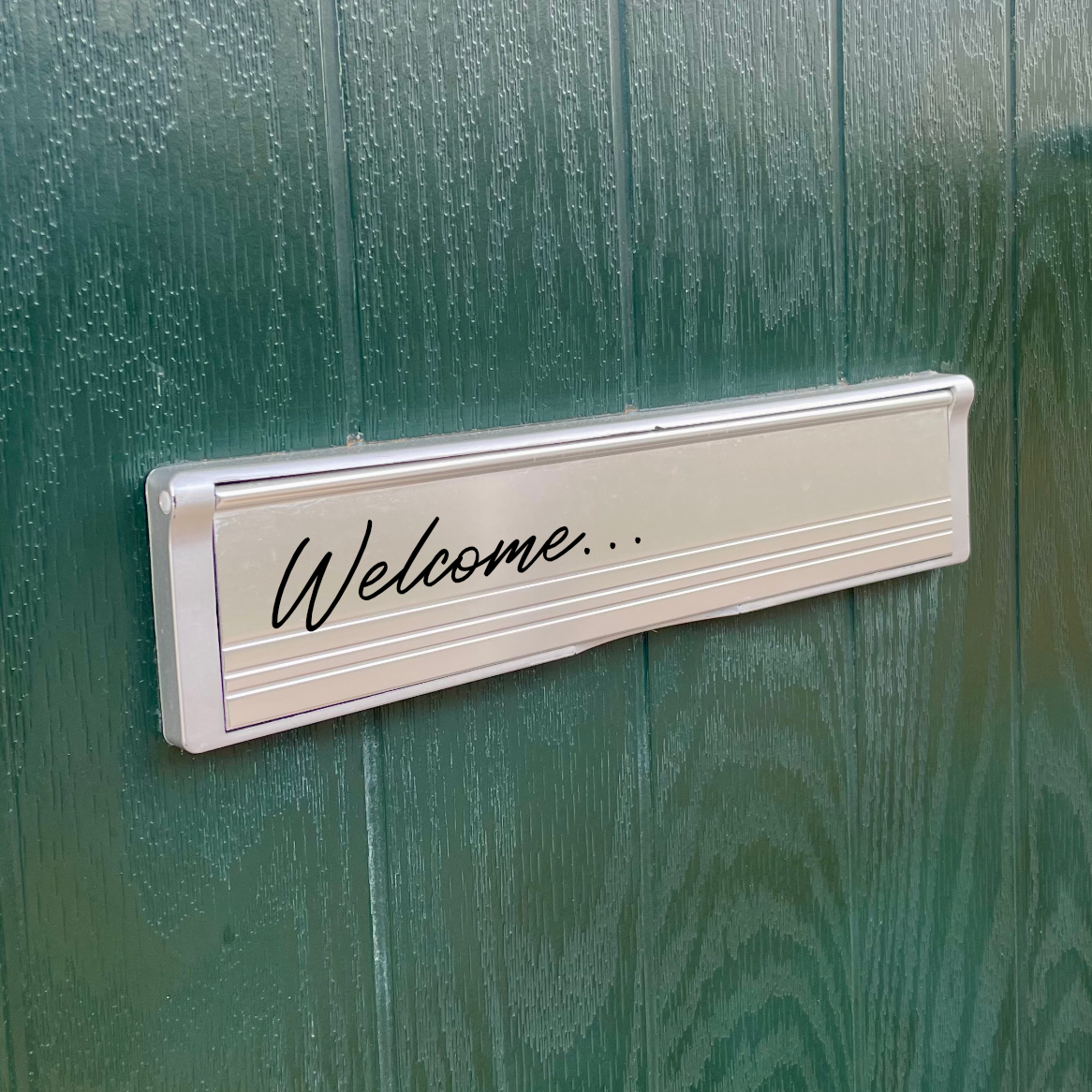 Welcome... Letterbox Vinyl Label