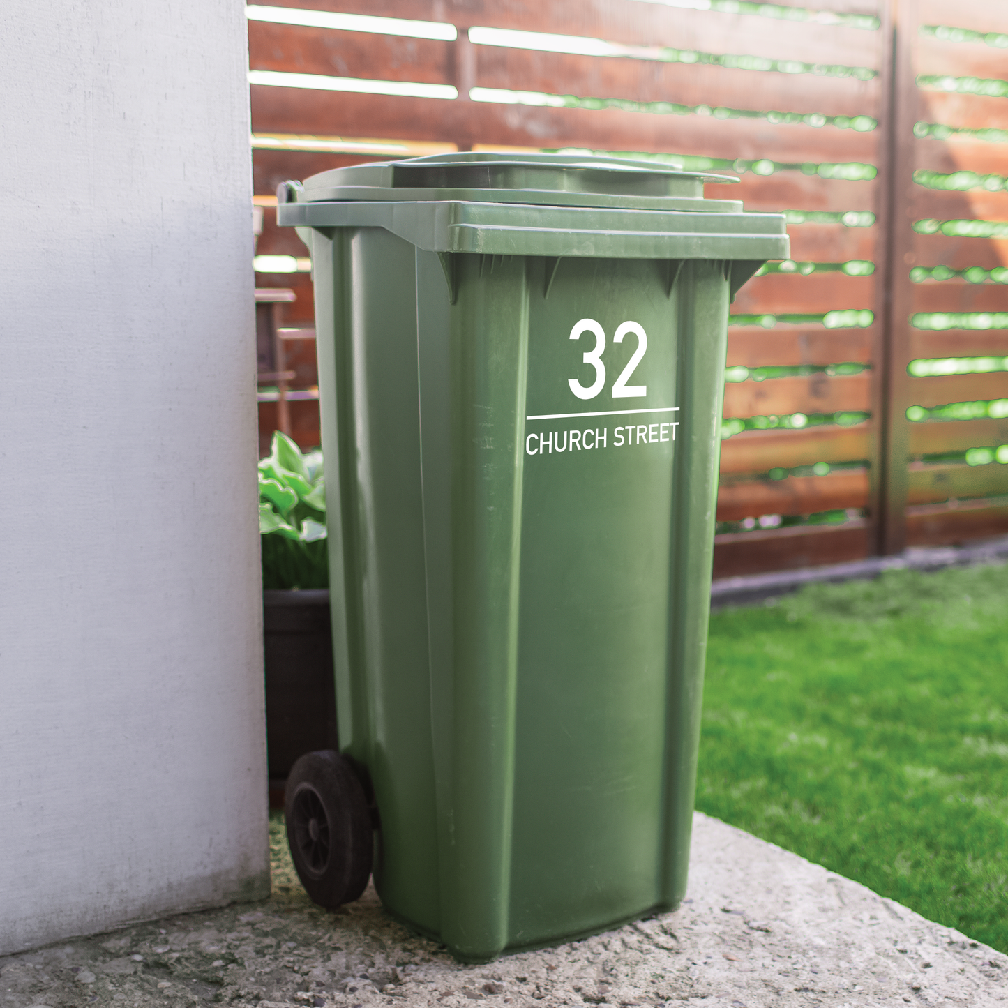 Outside Bin Vinyl Labels