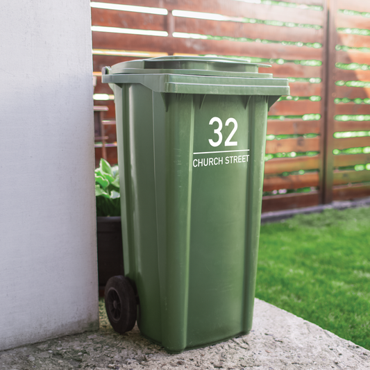 Outside Bin Vinyl Labels