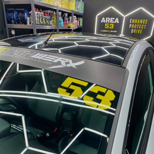 Racing Number Vinyl Graphics - Single Sticker