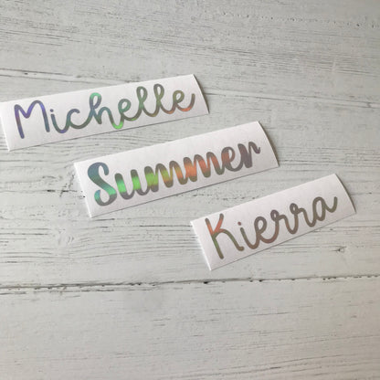 Spectrum Name Vinyl Label