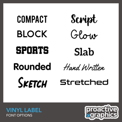 Custom Vinyl Labels