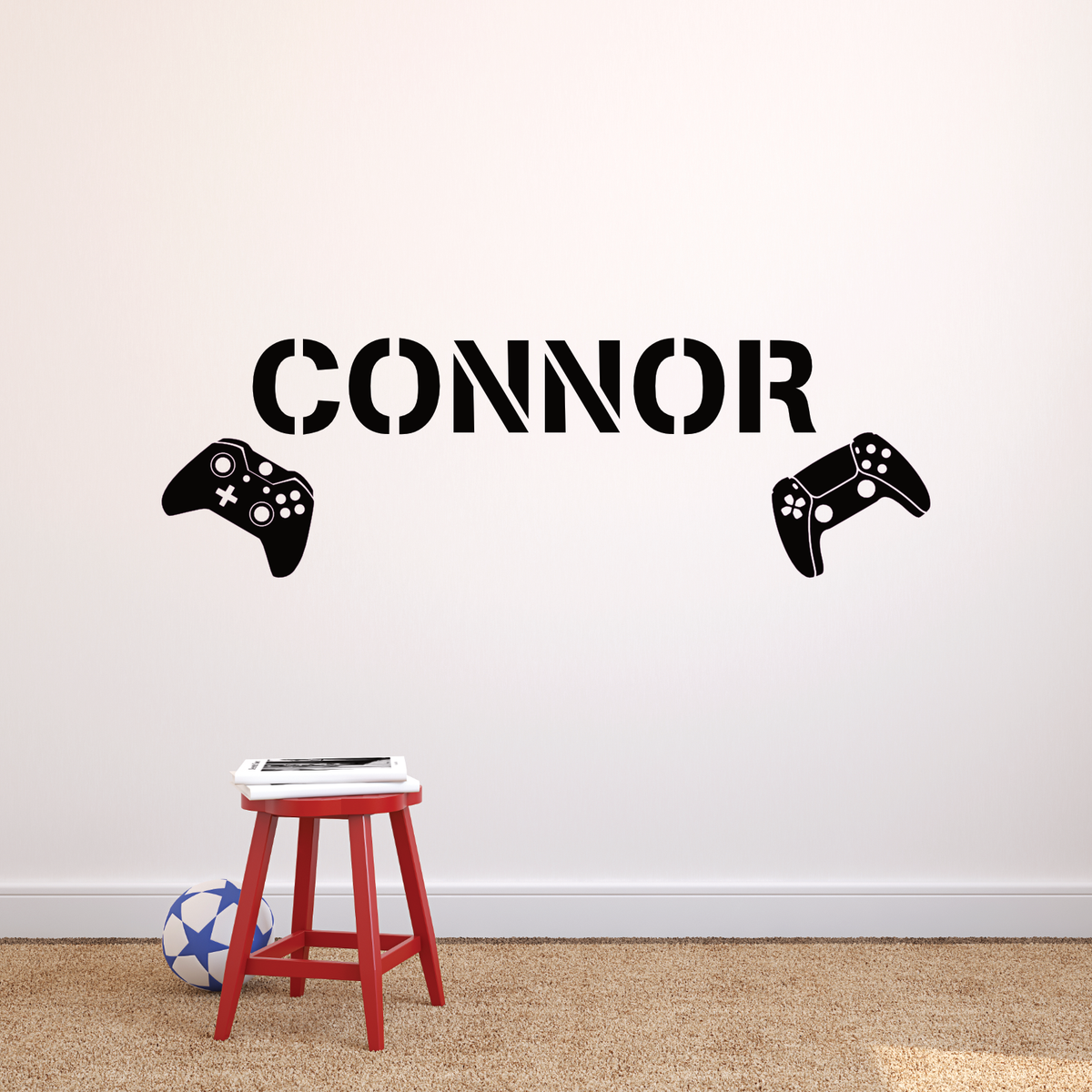 Game Controllers Vinyl Wall Graphic