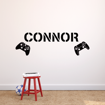 Game Controllers Vinyl Wall Graphic