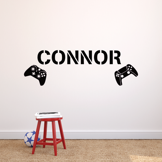 Game Controllers Vinyl Wall Graphic