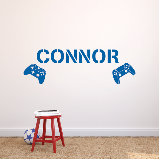 Game Controllers Vinyl Wall Graphic