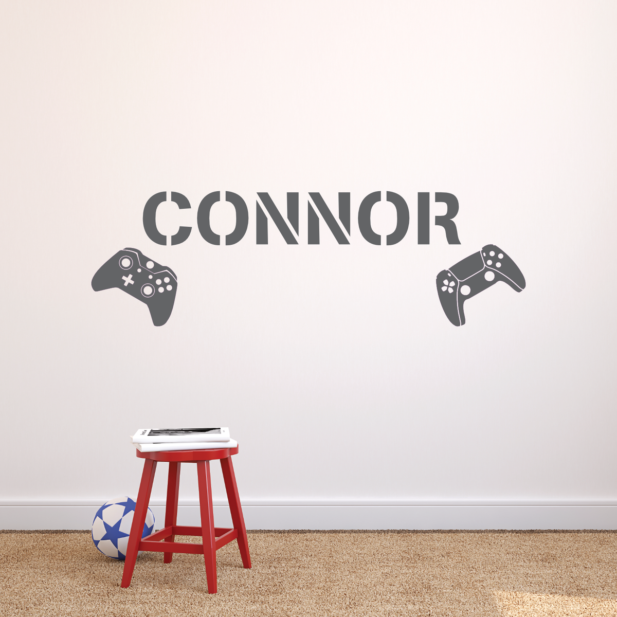 Game Controllers Vinyl Wall Graphic