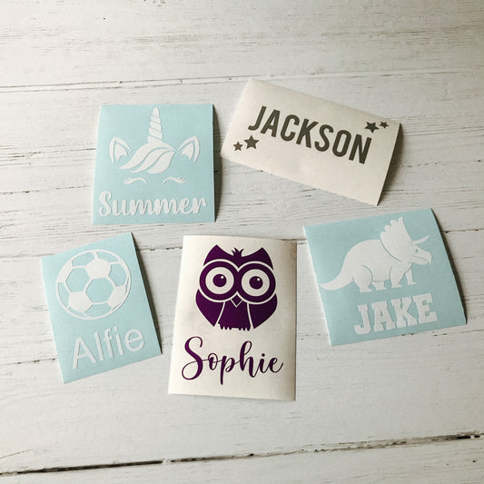 Water Bottle Vinyl Label