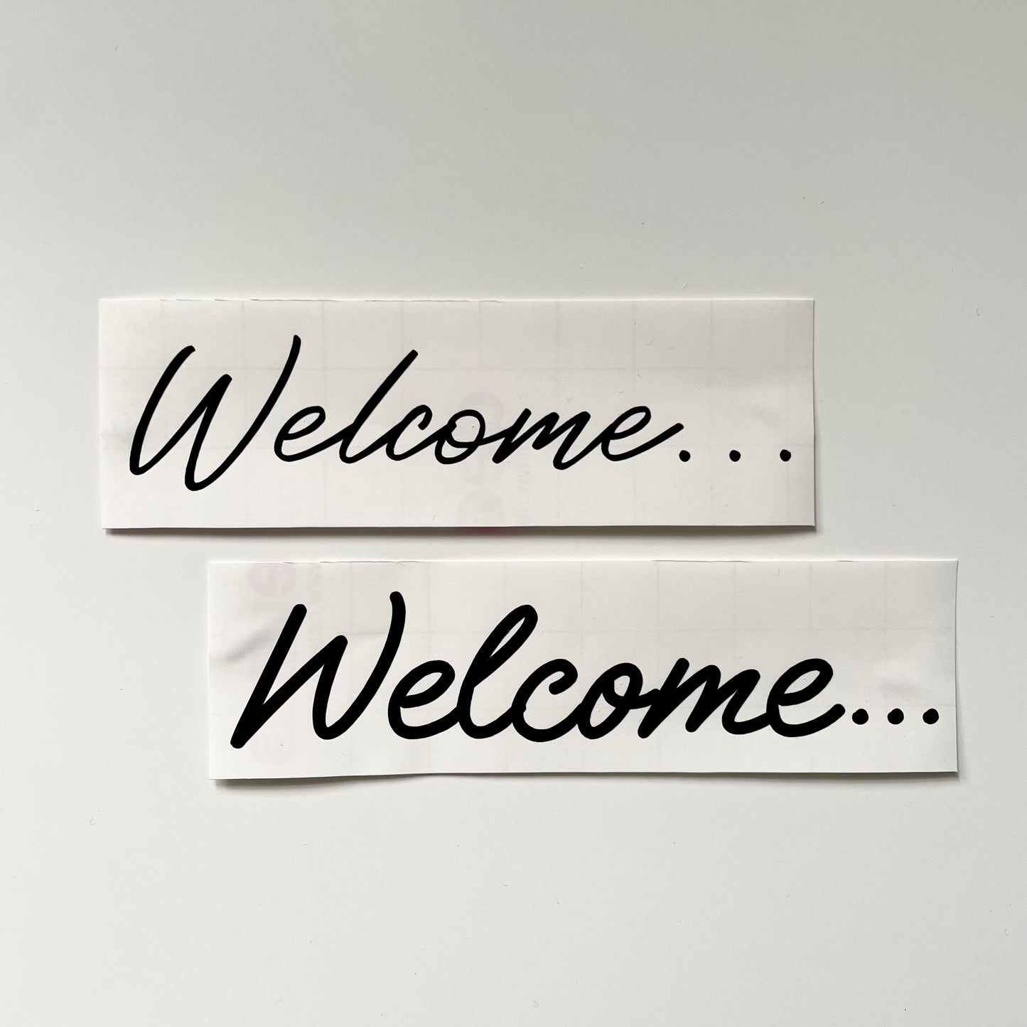 Welcome... Letterbox Vinyl Label