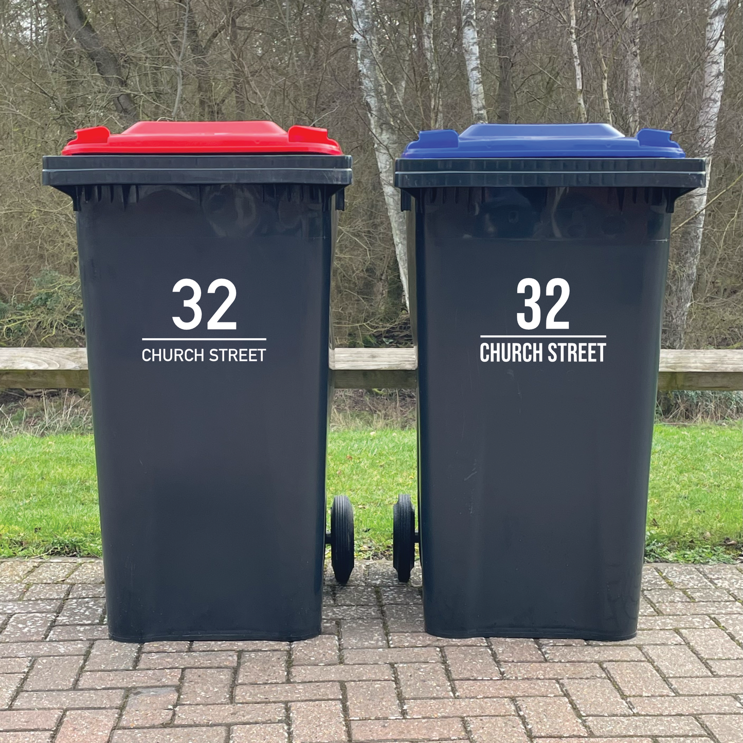 Outside Bin Vinyl Labels