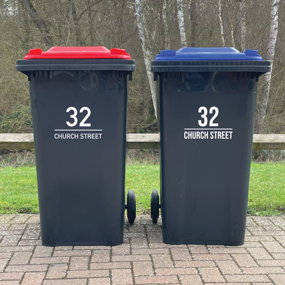 Outside Bin Vinyl Labels